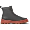 Camper Brutus Lace-up Boots In Black