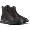 Camper Ankle Boots For Men In Black,brown