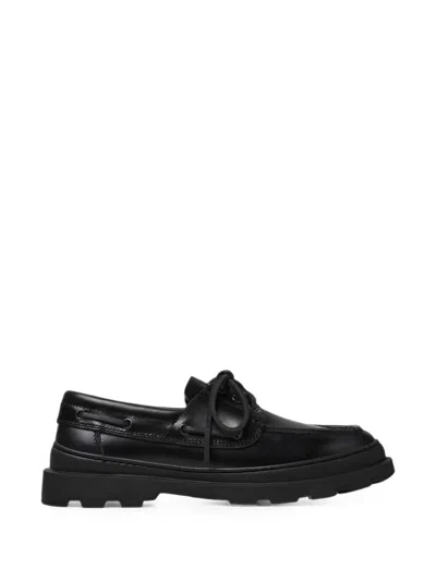 Camper Brutus+ Boat Shoes In Black