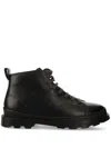 Camper Brutus Combat Boot In Black