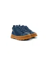 Camper Brutus Leather Boots In Blue