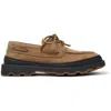 Camper Brutus Lug Boat Shoe In Brown
