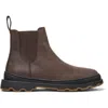 Camper Brutus Elastic-panels Boots In Brown