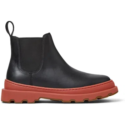 Camper Brutus Elastic-panelled Chelsea Boots In Black