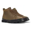 Camper Brutus Combat Boot In Brown