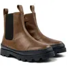 Camper Brutus Leather Boots In Brown