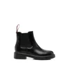 Camper Dean Elasticated-panel Pull-tab Chelsea Boots In Black