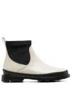 Camper Brutus Contrasting-panel Boots In Neutrals