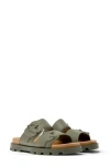Camper Brutus Faux Buckle Slide Sandal