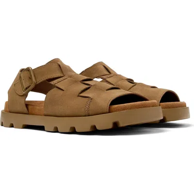 Camper Brutus Fisherman Sandal In Medium Brown