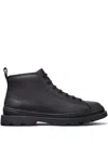 Camper Brutus Lace-up Boots In Black