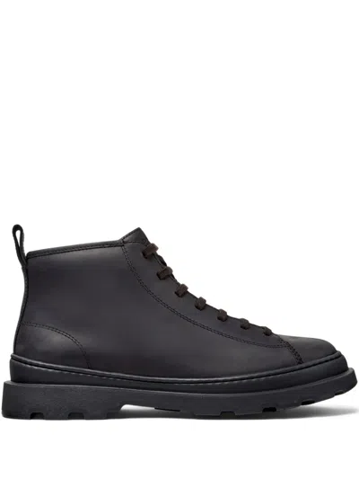 Camper Brutus Lace-up Boots In Black