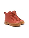 Camper Brutus Lace-up Boots In Red