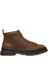 Camper Brutus Lace-up Chunky-sole Hiking Boots In Brown