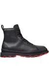 Camper Brutus+ Lace-up Leather Boots In Black