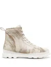 Camper Brutus Leather Ankle Boots In Neutrals