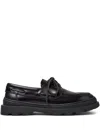 Camper Brutus Leather Lace-up Loafers In Black