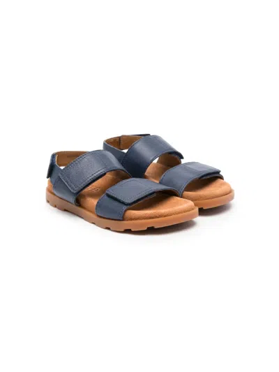 Camper Kids' Brutus Leather Sandals In Blue