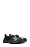Camper Buckle-strap Leather Loafers In Black
