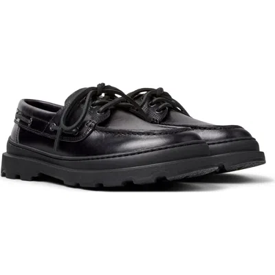 Camper Brutus Moc Toe Loafer In Black