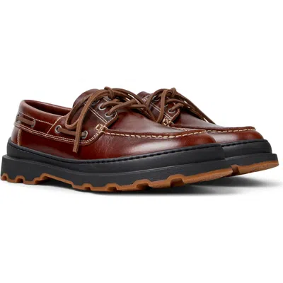Camper Brutus Moc Toe Loafer In Brown