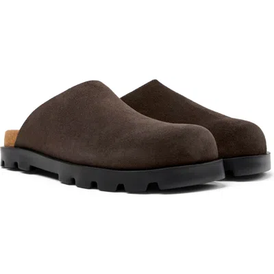 Camper Brutus Mules In Dark Gray