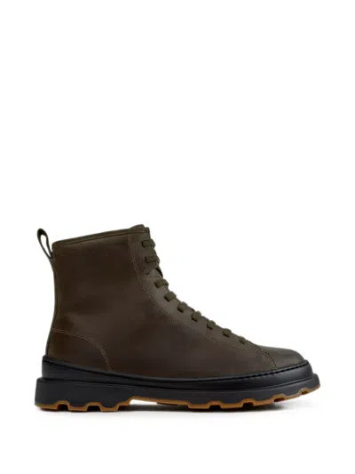Camper Brutus Lace-up Boot In Green