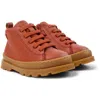 Camper Boots For Unisex In Red