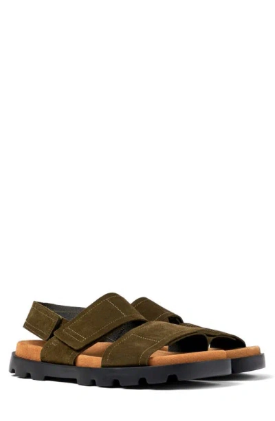 Camper Brutus Sandal In Medium Green