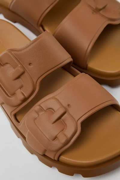 Camper Brutus Sandal Slide In Brown, Men's At Urban Outfitters