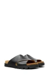 Camper Brutus Chunky Cross-strap Sandals In Black