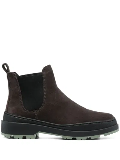 Camper Brutus Trek Ankle Suede Boots In Brown
