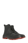 Camper Colour-block Lace-up Boots In Black