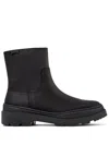 Camper Brutus Trek Leather Ankle Boots In Black