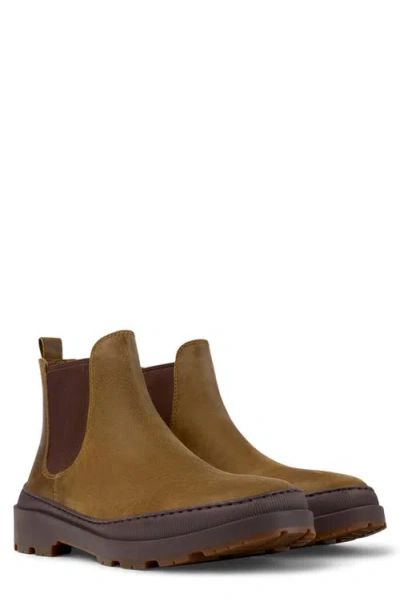 Camper Brutus Trek Waterproof Chelsea Boot In Green