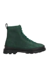 Camper Brutus Woman Ankle Boots Dark Green Size 7 Leather