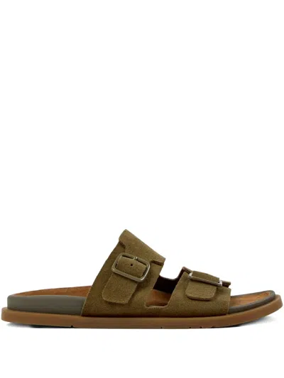Camper Buckle Strap Sandals In Multi