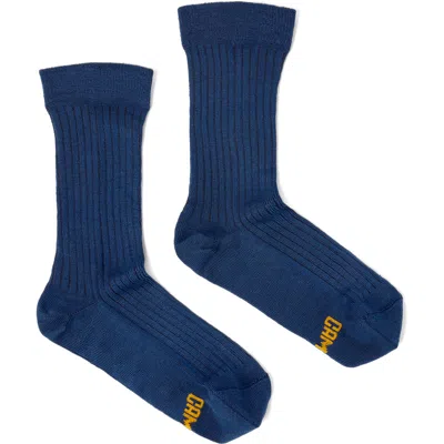 Camper Socks For Unisex In Blue