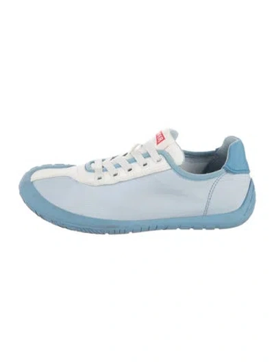 Pre-owned Camper Canvas Colorblock Pattern Sneakers In Blue