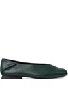 Camper Casa Myra Leather Ballet Flats In Green