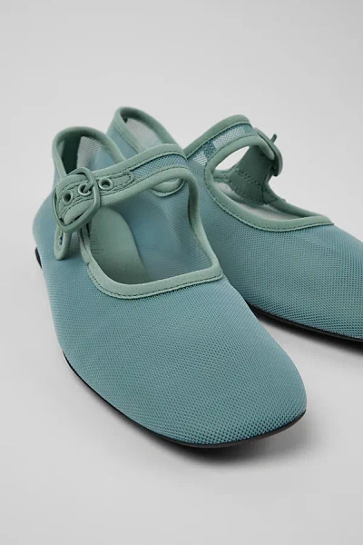 Camper Casi Mesh Mary Jane Flats In Green, Women's At Urban Outfitters In Green