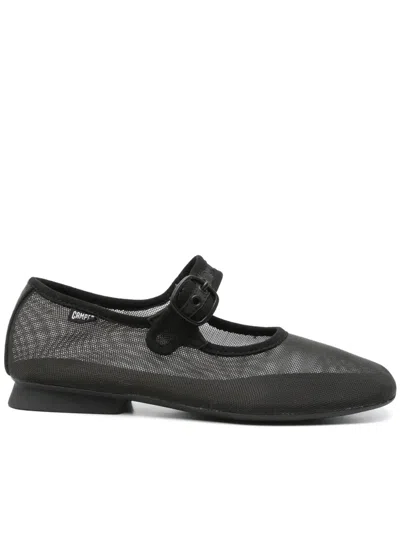 Camper Casi Myra Ballet Flats In Black Fabric