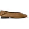 Camper Leather Round-toe Ballet Flats