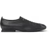 Camper Casi Myra Lace-up Leather Flats In Black
