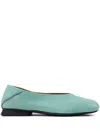 Camper Casi Myra Ballet Flats In Medium Green