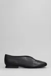 Camper Casi Myra Ballet Flats In Black Leather In Black