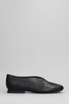 Camper Casi Myra Ballet Flats In Black Leather In Black