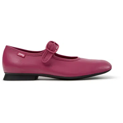 Camper Ballet Flat Woman Color Pink In Red