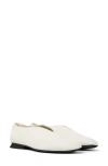 Camper Casi Myra Ballerina Shoes In White Natural