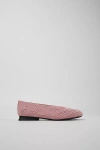 Camper Casi Myra Embroidered Ballerinas In Pink